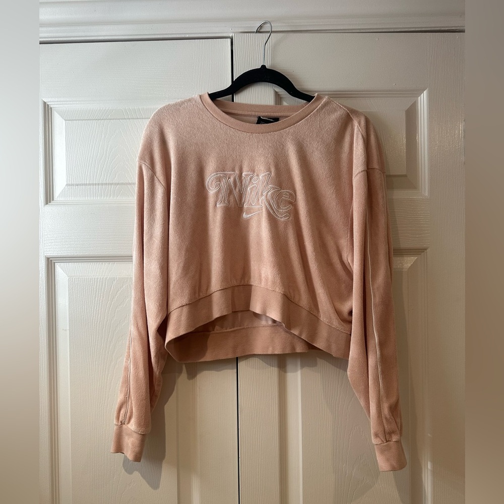 Nike terrycloth sweater